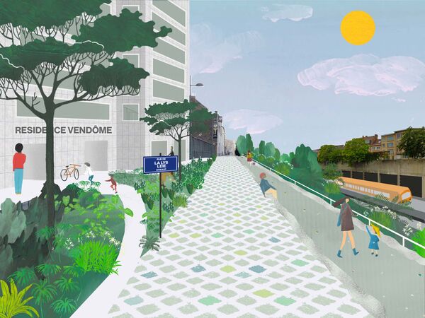 Sfeerbeeld Leiestraat