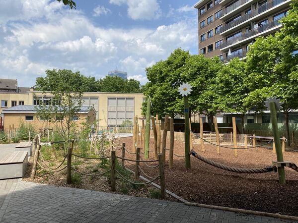 Schoolplaats van de school Ulenspiegel