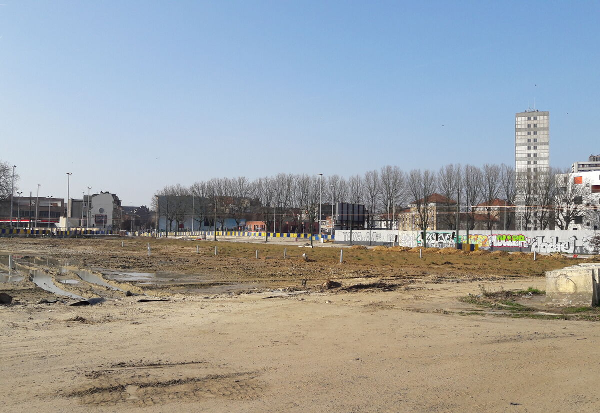 Constructions of the futur park, Ninove gate