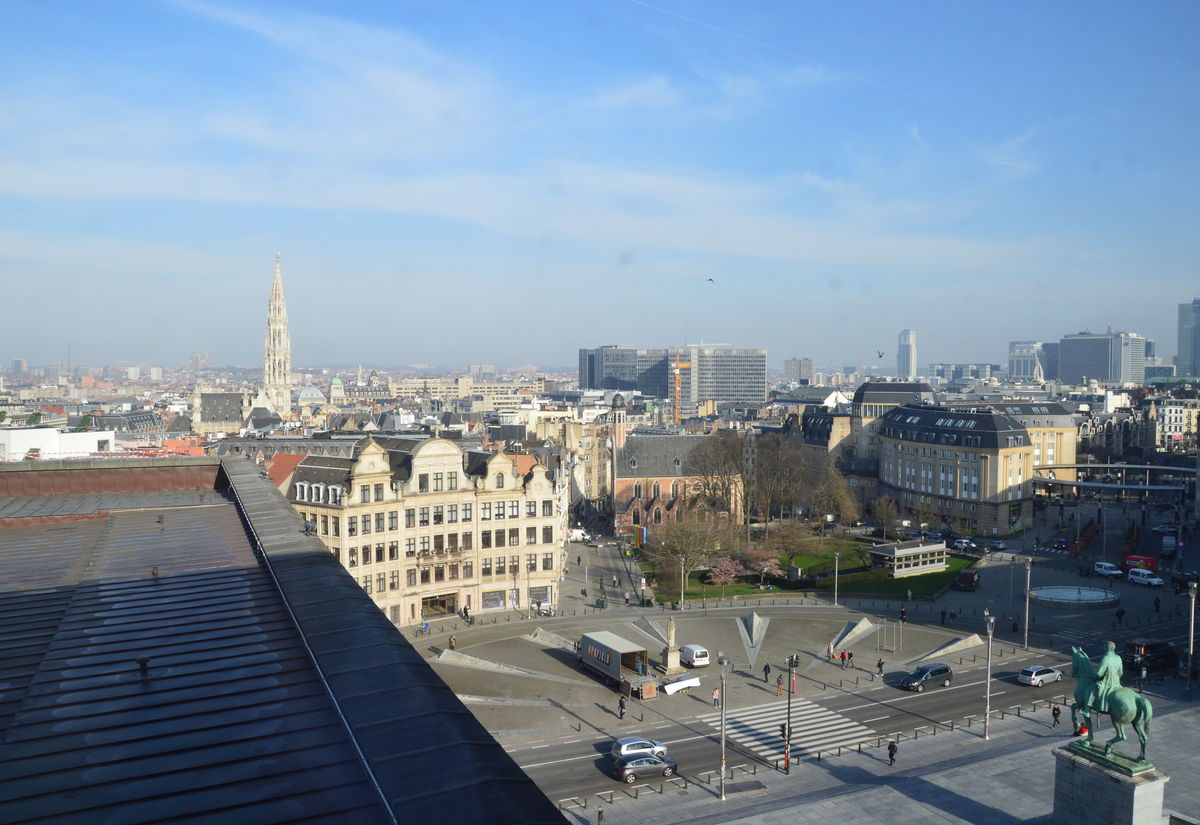 Vue de Bruxelles (Mont des arts)